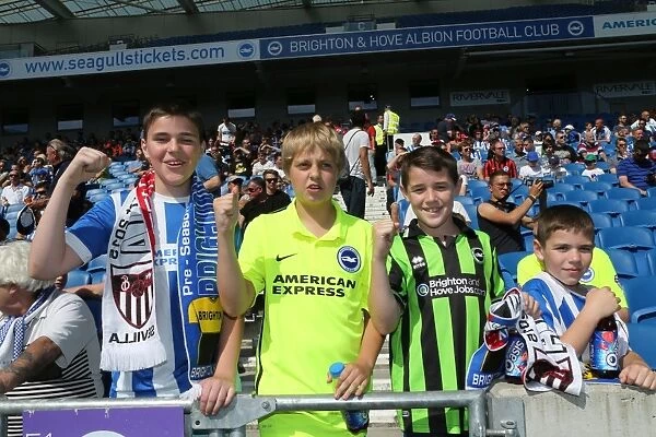 Brighton & Hove Albion vs Sevilla FC: Unwavering Fan Support at the American Express Community Stadium (2015)