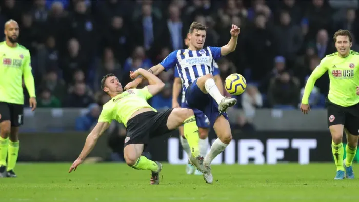 Framed Print : Brighton and Hove Albion vs Sheffield United: Premier League Battle at American Express Community Stadium (21DEC19) Framed Print : Brighton and Hove Albion vs Sheffield United: Premier League Battle at American Express Community Stadium (21DEC19)