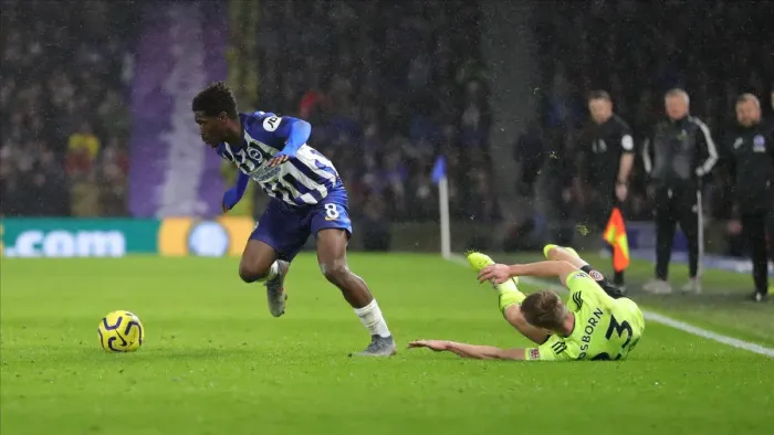 Framed Print : Brighton and Hove Albion vs Sheffield United: Premier League Battle at American Express Community Stadium (21DEC19)