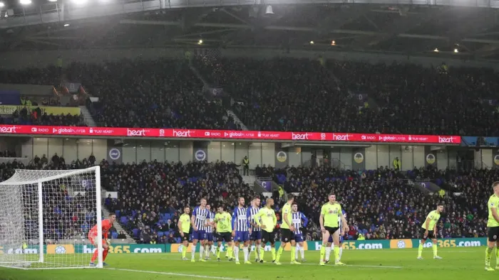 Framed Print : Brighton and Hove Albion vs Sheffield United: Premier League Battle at American Express Community Stadium (21DEC19) Framed Print : Brighton and Hove Albion vs Sheffield United: Premier League Battle at American Express Community Stadium (21DEC19)