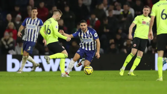 Framed Print : Brighton and Hove Albion vs Sheffield United: Premier League Battle at American Express Community Stadium (21DEC19) Framed Print : Brighton and Hove Albion vs Sheffield United: Premier League Battle at American Express Community Stadium (21DEC19)