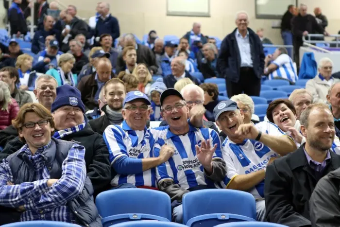 Framed Print : Brighton & Hove Albion vs. Sheffield Wednesday (01-10-2013): 2013-14 Home Game Framed Print : Brighton & Hove Albion vs. Sheffield Wednesday (01-10-2013): 2013-14 Home Game