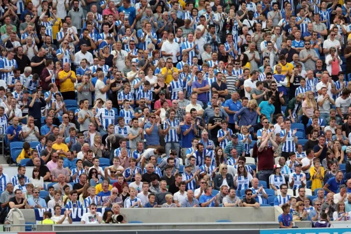 Framed Print : Brighton & Hove Albion vs. Sheffield Wednesday (09 / 08 / 14): 2014-15 Home Game
