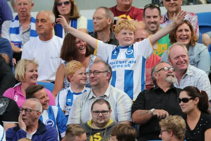 Framed Print : Brighton & Hove Albion vs. Sheffield Wednesday (09 / 08 / 14): 2014-15 Home Game Framed Print : Brighton & Hove Albion vs. Sheffield Wednesday (09 / 08 / 14): 2014-15 Home Game
