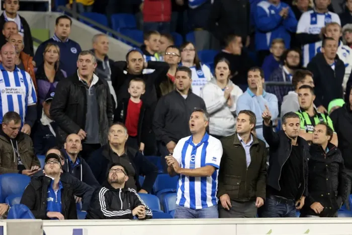 Framed Print : Brighton & Hove Albion vs. Sheffield Wednesday (1-10-2013) - 2013-14 Home Game Framed Print : Brighton & Hove Albion vs. Sheffield Wednesday (1-10-2013) - 2013-14 Home Game