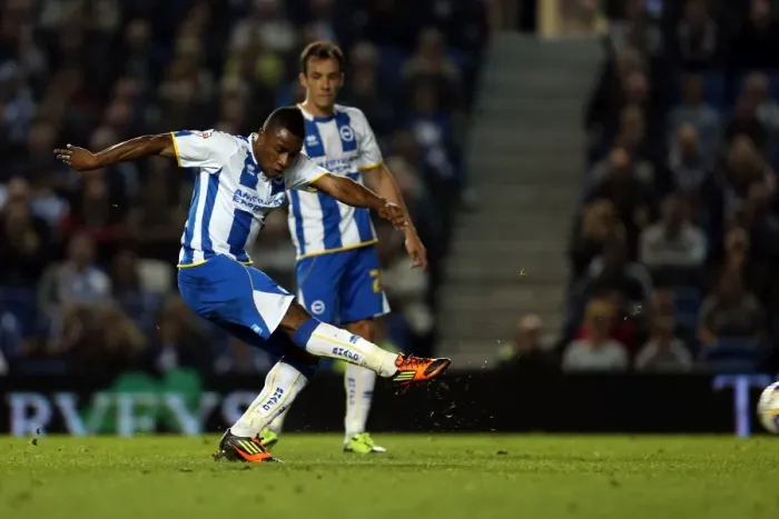 Framed Print : Brighton & Hove Albion vs. Sheffield Wednesday (1-10-2013): 2013-14 Home Game Framed Print : Brighton & Hove Albion vs. Sheffield Wednesday (1-10-2013): 2013-14 Home Game