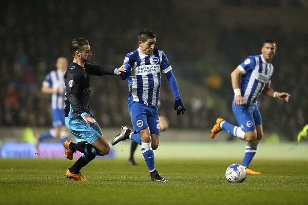 Brighton and Hove Albion vs. Sheffield Wednesday: Intense Clash in Sky Bet Championship (08.03.2016)