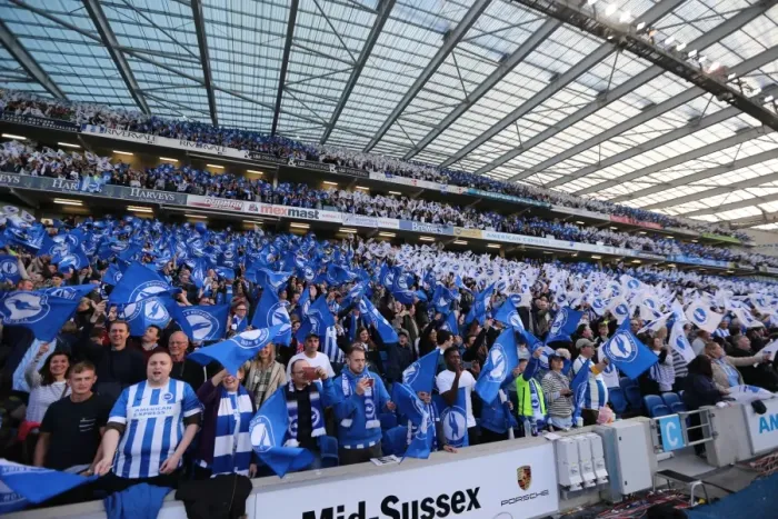 Framed Print : Brighton & Hove Albion vs Sheffield Wednesday: Championship Play-Off Showdown at the American Express Community Stadium (16 May 2016) Framed Print : Brighton & Hove Albion vs Sheffield Wednesday: Championship Play-Off Showdown at the American Express Community Stadium (16 May 2016)