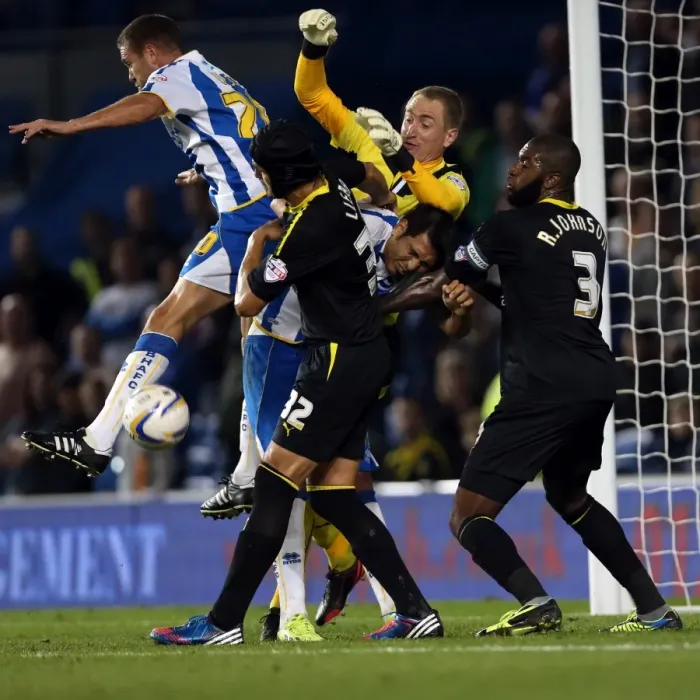 Framed Print : Brighton & Hove Albion vs. Sheffield Wednesday (2013-10-01) - A Home Game from the 2013-14 Season Framed Print : Brighton & Hove Albion vs. Sheffield Wednesday (2013-10-01) - A Home Game from the 2013-14 Season