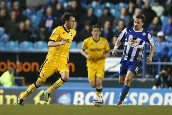 Framed Print : Brighton & Hove Albion vs. Sheffield Wednesday (Away Game - March 25, 2014) Framed Print : Brighton & Hove Albion vs. Sheffield Wednesday (Away Game - March 25, 2014)