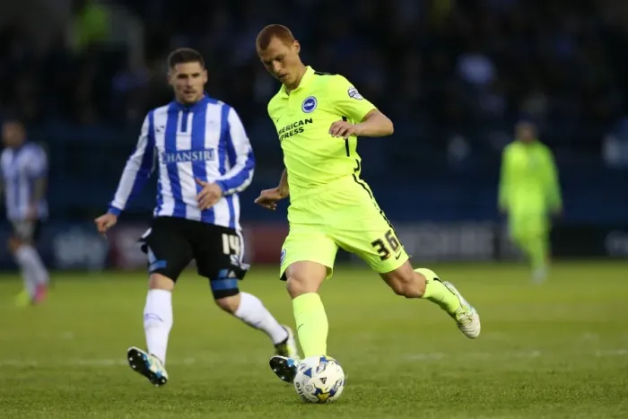 Framed Print : Brighton and Hove Albion vs. Sheffield Wednesday: Championship Play-Off Clash at Hillsborough (May 2016) Framed Print : Brighton and Hove Albion vs. Sheffield Wednesday: Championship Play-Off Clash at Hillsborough (May 2016)