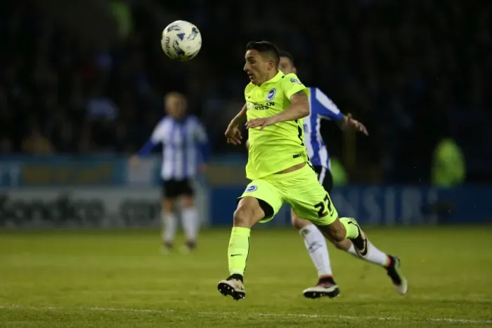 Framed Print : Brighton and Hove Albion vs. Sheffield Wednesday: Championship Play-Off Clash at Hillsborough (May 2016) Framed Print : Brighton and Hove Albion vs. Sheffield Wednesday: Championship Play-Off Clash at Hillsborough (May 2016)