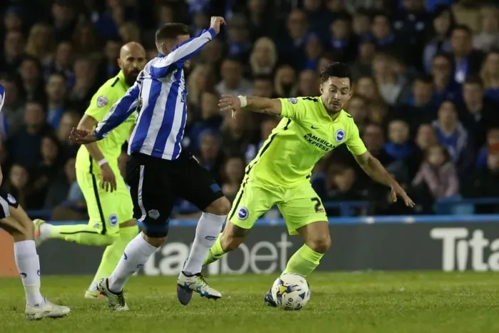 Framed Print : Brighton and Hove Albion vs. Sheffield Wednesday: Championship Play-Off Clash at Hillsborough (May 2016) Framed Print : Brighton and Hove Albion vs. Sheffield Wednesday: Championship Play-Off Clash at Hillsborough (May 2016)