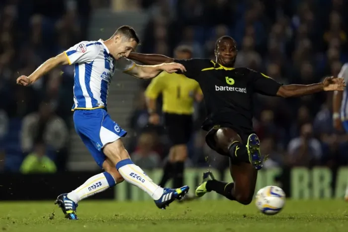 Framed Print : Brighton & Hove Albion vs. Sheffield Wednesday (Home Game - 01-10-2013) Framed Print : Brighton & Hove Albion vs. Sheffield Wednesday (Home Game - 01-10-2013)