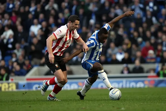 Framed Print : Brighton & Hove Albion vs Southampton (02-01-12): A Nostalgic Look Back at the 2011-12 Home Season - Southampton Game Framed Print : Brighton & Hove Albion vs Southampton (02-01-12): A Nostalgic Look Back at the 2011-12 Home Season - Southampton Game