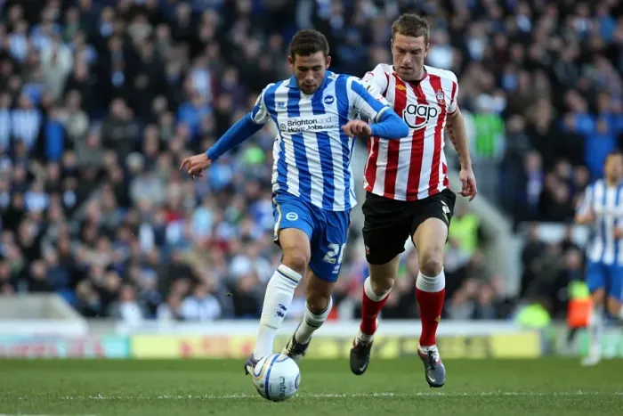 Framed Print : Brighton & Hove Albion vs. Southampton (02-01-12): A Glance at Our 2011-12 Home Season