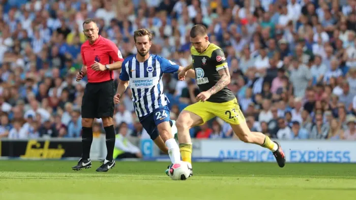 Framed Print : Brighton and Hove Albion vs Southampton: Premier League Showdown at American Express Community Stadium (24Aug19) Framed Print : Brighton and Hove Albion vs Southampton: Premier League Showdown at American Express Community Stadium (24Aug19)