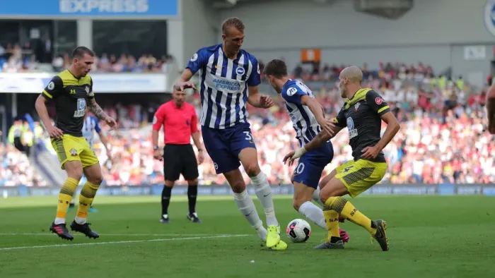 Framed Print : Brighton and Hove Albion vs Southampton: Premier League Showdown at American Express Community Stadium (24Aug19) Framed Print : Brighton and Hove Albion vs Southampton: Premier League Showdown at American Express Community Stadium (24Aug19)