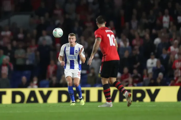 Framed Print : Brighton and Hove Albion vs. Southampton: Carabao Cup Showdown at American Express Community Stadium (28.08.18) Framed Print : Brighton and Hove Albion vs. Southampton: Carabao Cup Showdown at American Express Community Stadium (28.08.18)