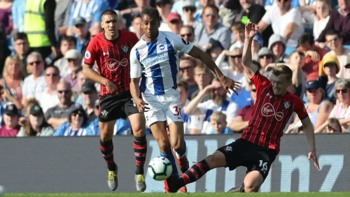 Framed Print : Brighton and Hove Albion vs. Southampton: Premier League Battle at American Express Community Stadium (30.03.19) Framed Print : Brighton and Hove Albion vs. Southampton: Premier League Battle at American Express Community Stadium (30.03.19)