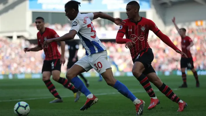 Framed Print : Brighton and Hove Albion vs Southampton: Premier League Showdown at American Express Community Stadium (30.03.19)