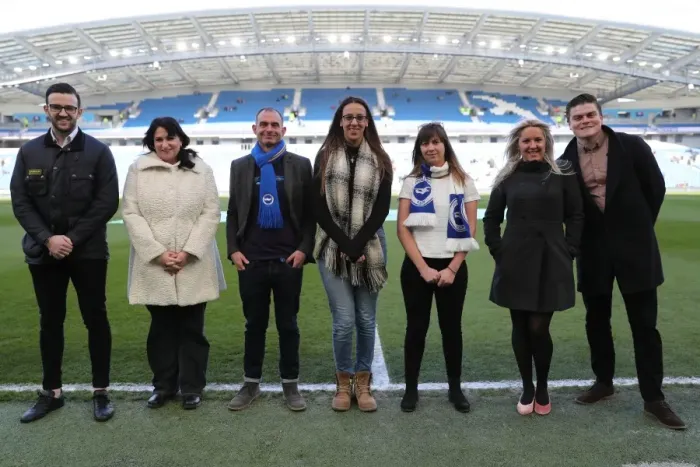 Framed Print : Brighton and Hove Albion vs Swansea City: A Premier League Clash at American Express Community Stadium (24FEB18) Framed Print : Brighton and Hove Albion vs Swansea City: A Premier League Clash at American Express Community Stadium (24FEB18)