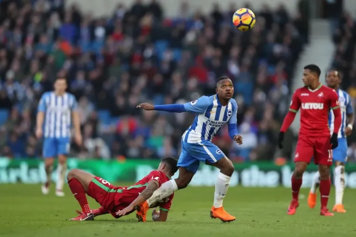 Framed Print : Brighton and Hove Albion vs Swansea City: Premier League Battle at American Express Community Stadium (24FEB18) Framed Print : Brighton and Hove Albion vs Swansea City: Premier League Battle at American Express Community Stadium (24FEB18)