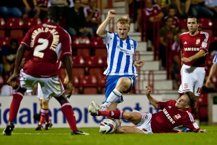 Framed Print : Brighton & Hove Albion vs Swindon Town: The Historic 14-08-2012 Cup Match Framed Print : Brighton & Hove Albion vs Swindon Town: The Historic 14-08-2012 Cup Match