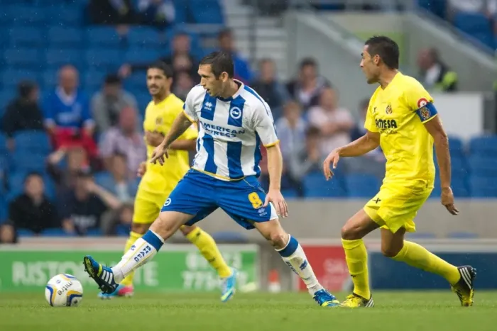 Framed Print : Brighton & Hove Albion vs Villarreal: Pre-Season Clash (27-07-2013) Framed Print : Brighton & Hove Albion vs Villarreal: Pre-Season Clash (27-07-2013)