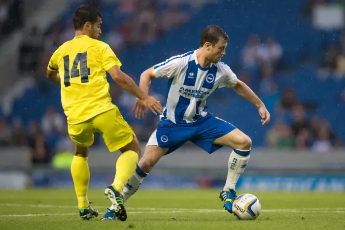 Framed Print : Brighton & Hove Albion vs Villarreal: Pre-season Clash (July 27, 2013)