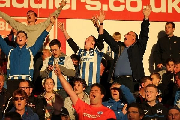 Brighton and Hove Albion vs. Walsall: Intense Capital One Cup Clash at Bescot Stadium (25Aug15)