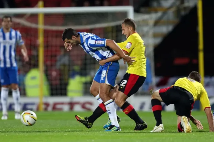 Framed Print : Brighton & Hove Albion vs. Watford: 2012-13 Season Away Game Highlights (September 18th)