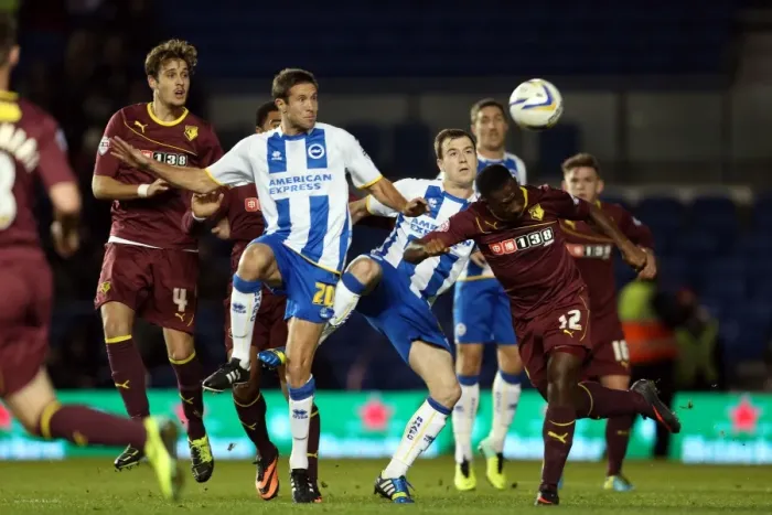 Framed Print : Brighton & Hove Albion vs. Watford (28-10-2013): Fright Night Home Game Framed Print : Brighton & Hove Albion vs. Watford (28-10-2013): Fright Night Home Game