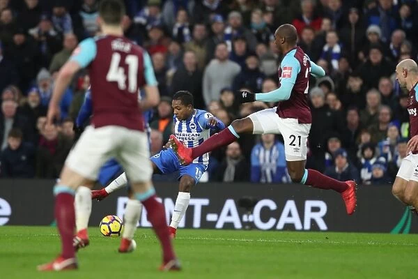 Brighton and Hove Albion vs. West Ham United: A Premier League Clash at the American Express Community Stadium (3rd February 2018)