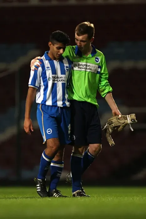 Framed Print : Brighton & Hove Albion vs. West Ham United (FA Youth Cup) - Away Game (2011-12 Season) Framed Print : Brighton & Hove Albion vs. West Ham United (FA Youth Cup) - Away Game (2011-12 Season)