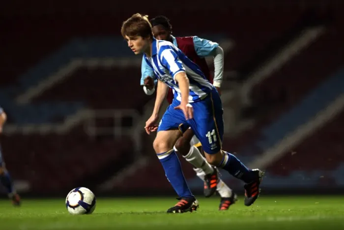 Framed Print : Brighton & Hove Albion vs. West Ham United (FA Youth Cup) - Away Game, 2011-12 Season