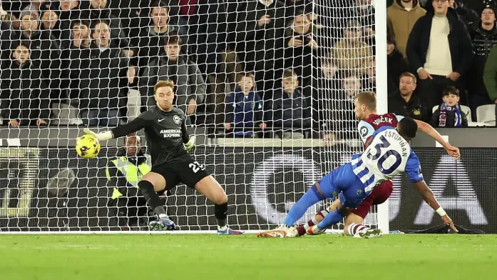 Framed Print : Brighton and Hove Albion vs. West Ham United: A Premier League Battle at London Stadium (02JAN24) Framed Print : Brighton and Hove Albion vs. West Ham United: A Premier League Battle at London Stadium (02JAN24)