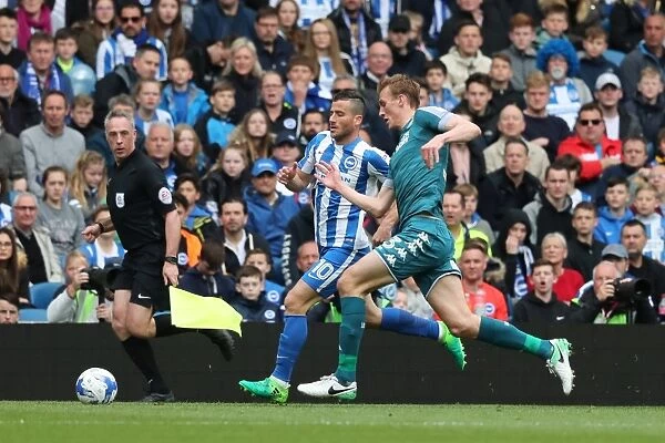 Brighton and Hove Albion vs. Wigan Athletic: A Fierce Championship Clash at the American Express Community Stadium (17APR17)