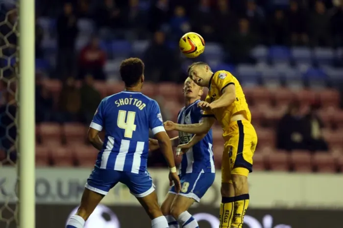 Framed Print : Brighton & Hove Albion vs. Wigan Athletic: 2013-14 Away Game Framed Print : Brighton & Hove Albion vs. Wigan Athletic: 2013-14 Away Game