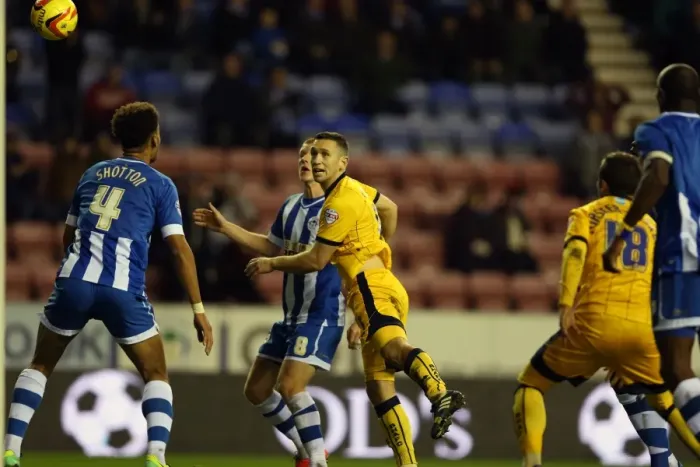 Framed Print : Brighton & Hove Albion vs. Wigan Athletic: Away Game - November 2013 (Season 2013-14)