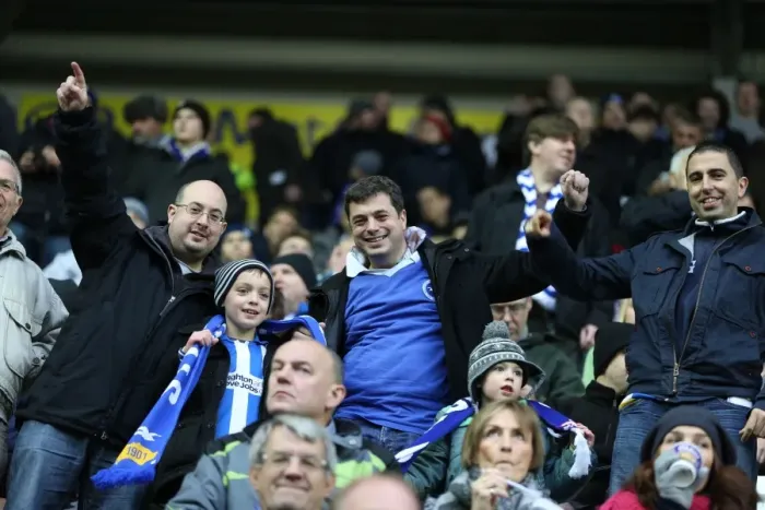 Framed Print : Brighton & Hove Albion vs. Wigan Athletic: Away Game - November 2013 (Season 2013-14)