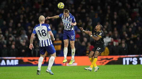 Brighton and Hove Albion vs. Wolverhampton Wanderers: Premier League Battle at American Express Community Stadium (8th December 2019)