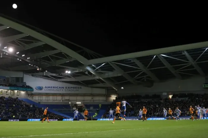 Framed Print : Brighton and Hove Albion vs. Wolverhampton Wanderers: A Championship Showdown (October 19, 2016)