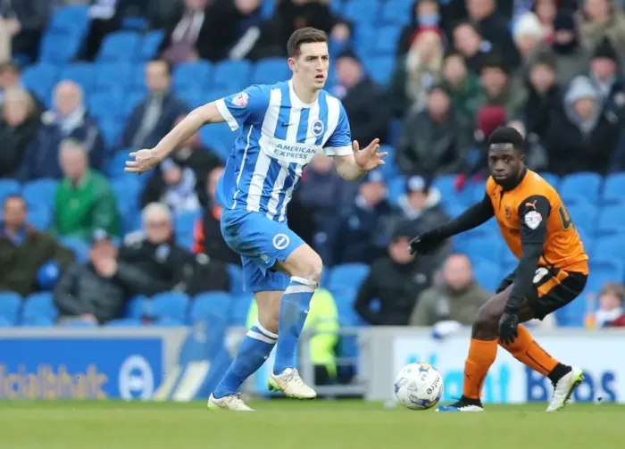 Framed Print : Brighton & Hove Albion vs. Wolverhampton Wanderers: Lewis Dunk in Action during the Championship Clash (14MAR15) Framed Print : Brighton & Hove Albion vs. Wolverhampton Wanderers: Lewis Dunk in Action during the Championship Clash (14MAR15)