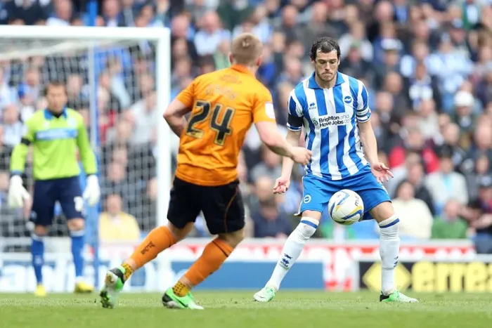 Framed Print : Brighton & Hove Albion vs. Wolves: 2012-13 Home Game