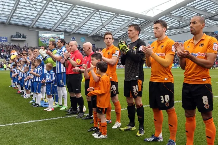 Framed Print : Brighton & Hove Albion vs. Wolves: 2012-13 Home Game
