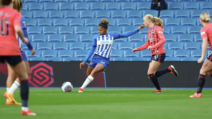 Framed Print : Brighton and Hove Albion Women v Everton Women Women's Super League 19APR24 Framed Print : Brighton and Hove Albion Women v Everton Women Women's Super League 19APR24