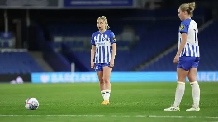 Framed Print : Brighton and Hove Albion Women v Everton Women Women's Super League 19APR24 Framed Print : Brighton and Hove Albion Women v Everton Women Women's Super League 19APR24