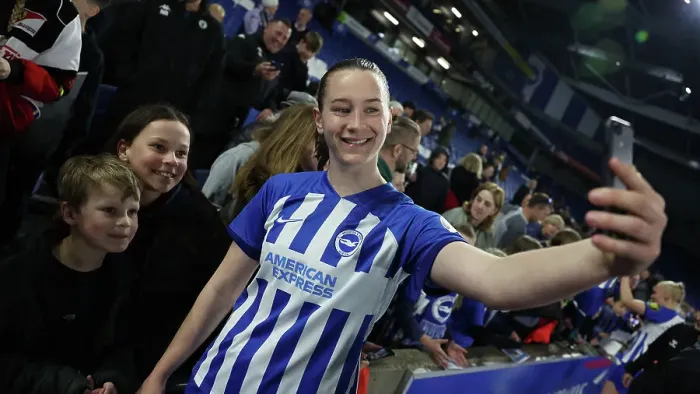 Framed Print : Brighton and Hove Albion Women v Everton Women Women's Super League 19APR24 Framed Print : Brighton and Hove Albion Women v Everton Women Women's Super League 19APR24