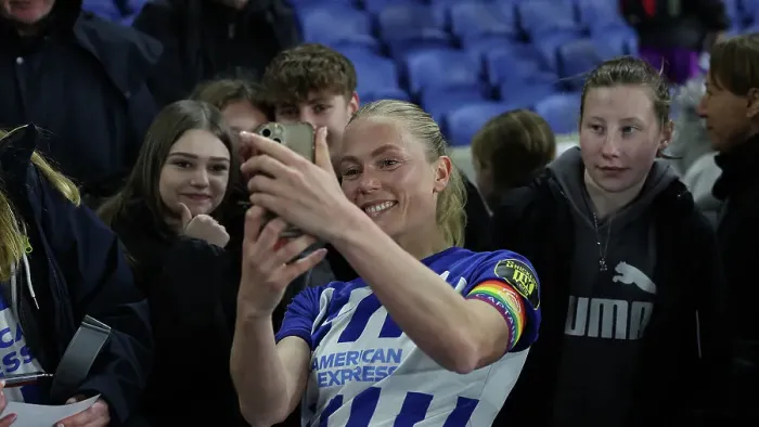 Framed Print : Brighton and Hove Albion Women v Everton Women Women's Super League 19APR24 Framed Print : Brighton and Hove Albion Women v Everton Women Women's Super League 19APR24